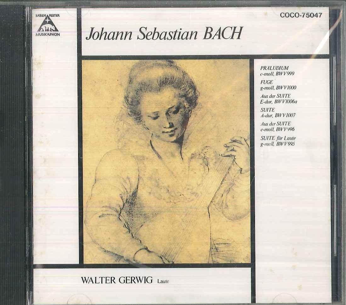 

CD GERBIG (WALTER) - Gerbig: Bach Lute Music COCO75047 NIPPON COLUMBIA 1992 Japan Classical Used