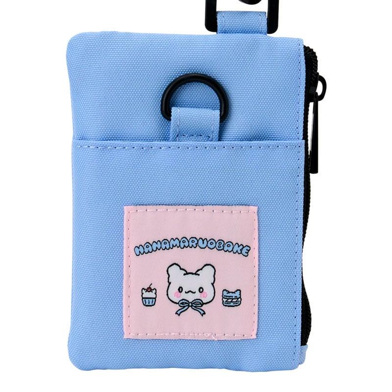 Sanrio HANAMARUOBAKE Pass Case Blue (Pastel Sweets Pop) Japan NEW