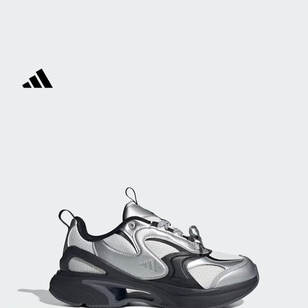 

Модные повседневные кроссовки Adidas SWANNER для бега - Женские Adidas JP6535 36 серебряный
