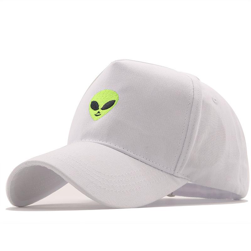 Casquette De Baseball Brodée Extraterrestre Vert Pour Hommes Et Femmes, Chapeau De Langue De Canard, Parasol De Loisirs En Plein