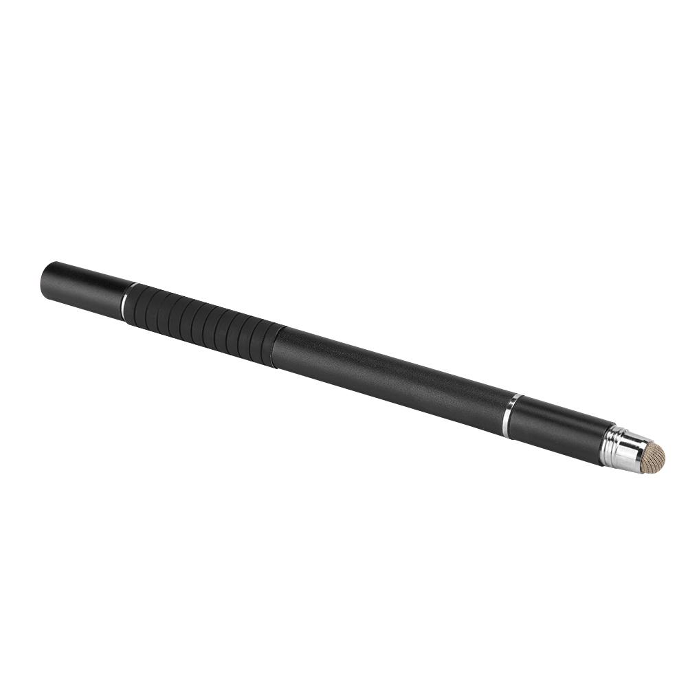 3 In 1 Cloth TipDisc Pen High Capacitive for Mobile Phone Tablet(Black )