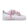 Nike Air Force 1 'T10' Leather Slip Resistant Abrasion Resistant Low top Skateboard Shoes Women's White Gray DD8959-100(Team80-''T10'')