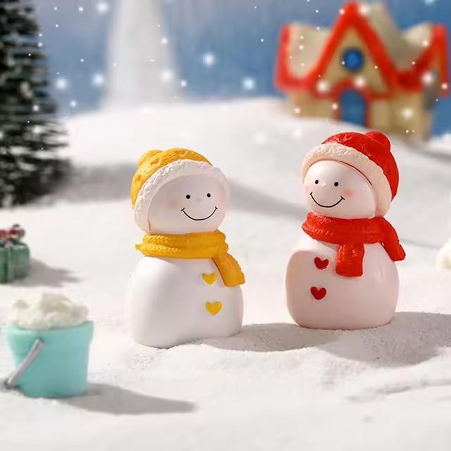 

Mini Christmas Sweetheart Doll Couple Statue Doll Garden Decoration Ornament Garden Doll Landscape Home Furnishing Car Ornament