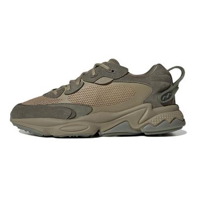 Originals Ozweego Leather Ozweego Meta Retro Versatile Wear Resistant Shock Absorbing Low Top Lifestyle Casual Shoes Unisex Casual Shoes HQ6328