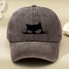 Owl print retro versatile soft brimmed baseball cap for both Unisex and Women, adjustable outdoor casual cap, comfortable and cool
