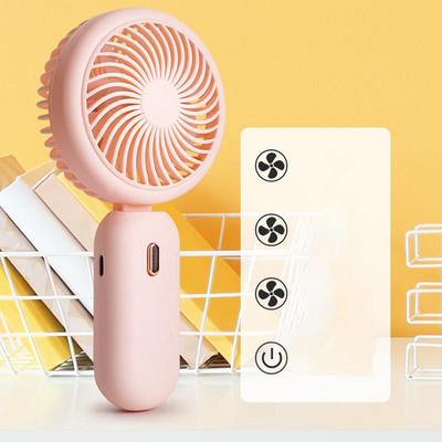 Mini Handheld Fan Portable Small Fan, USB Charging, 3-speed Handheld Fan Suitable for Office, Outdoor Travel, and Camping