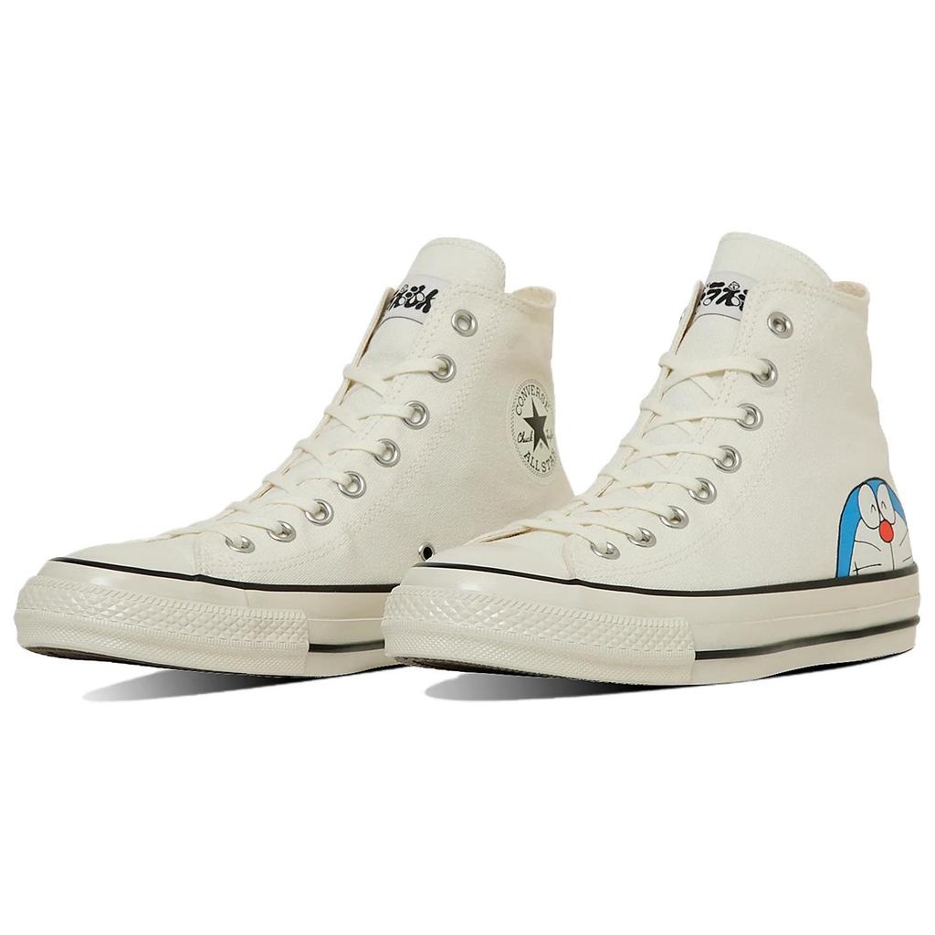 Doraemon X Converse Chuck Taylor All Star Aged FP High 55th Anniversary Pack - Off White Unisex Sneakers Cream 31315001