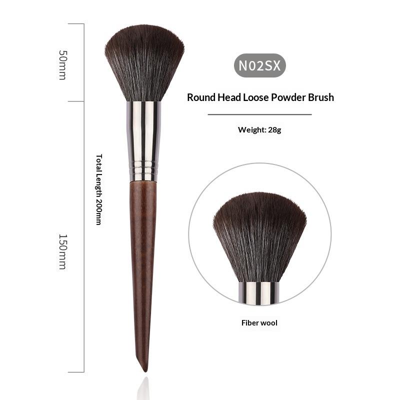 Professional Animal Hair Makeup Brush Set Complete Soft Bristles for Eyeshadow Lip Foundation Beginner Use