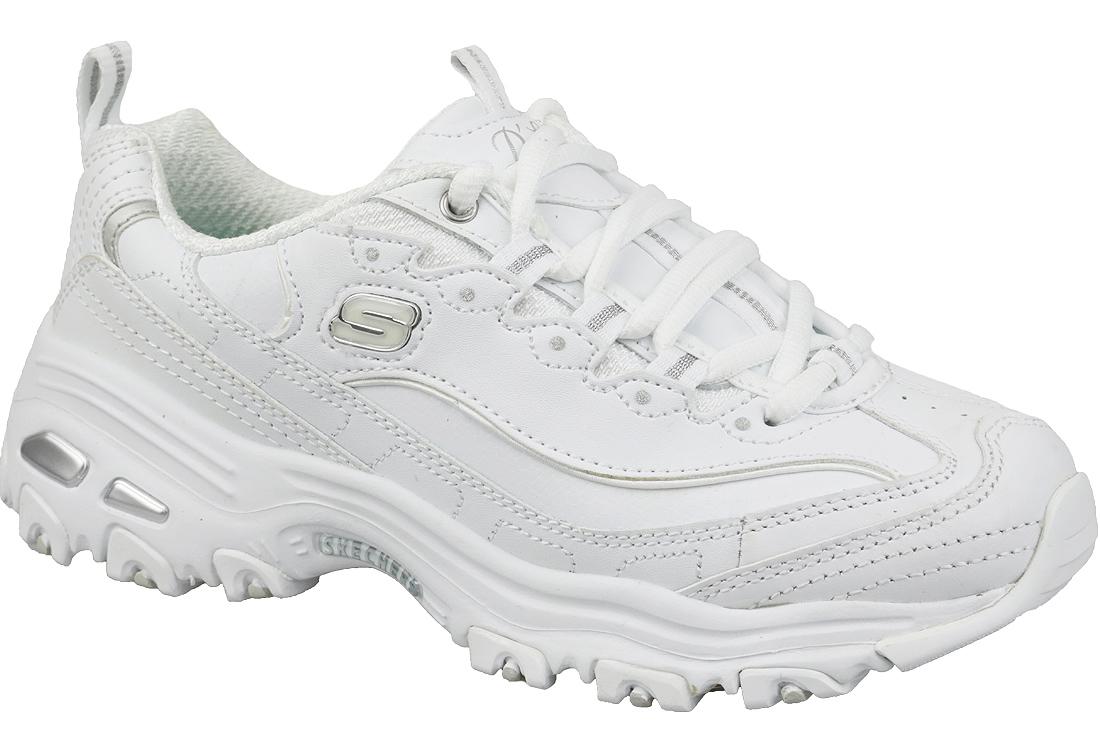 Skechers D'Lites - Fresh Start, Scarpe da ginnastica bianche da donna 39 bianco