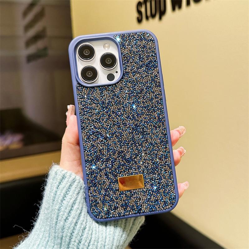 

Luxury Shiny Diamond Phone Case For iPhone 16 15 14 Pro Max Plus 16SE 13 12 11 Fashion Star Diamond Soft Rubber Protective Cover For iPhone 16 Pro Max