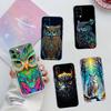 Cartoon Art Owl Phone Case for Motorola G14 G15 G24 G30 G31 G32 G34 G41 G42 G51 G52 G50 G60S G60 G62 G72 G71 G73 G84 G85 G200 E32