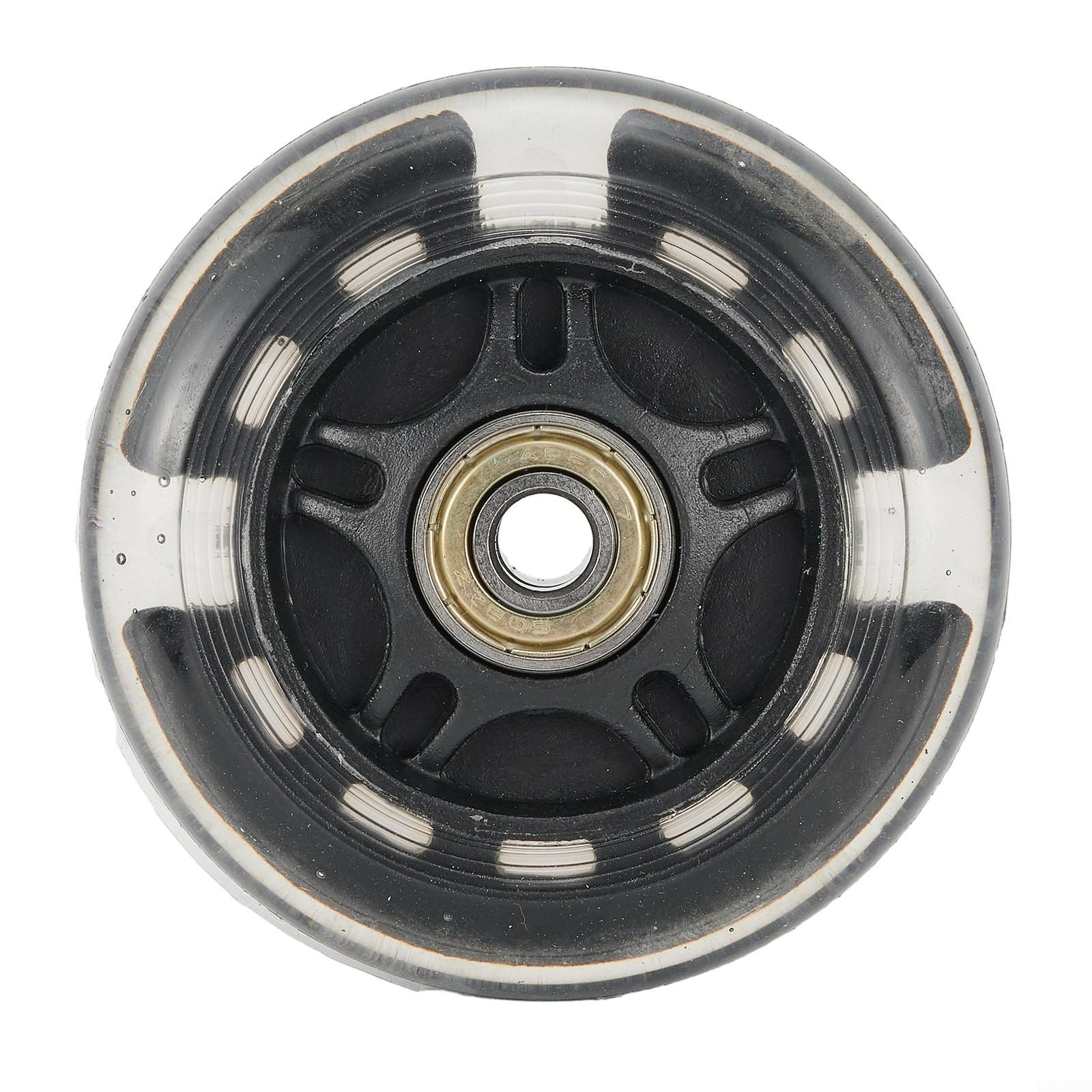 

Светодиодные мигающие колеса для самоката диаметром 80 мм, подходящие для безопасного катания на коньках чёрный