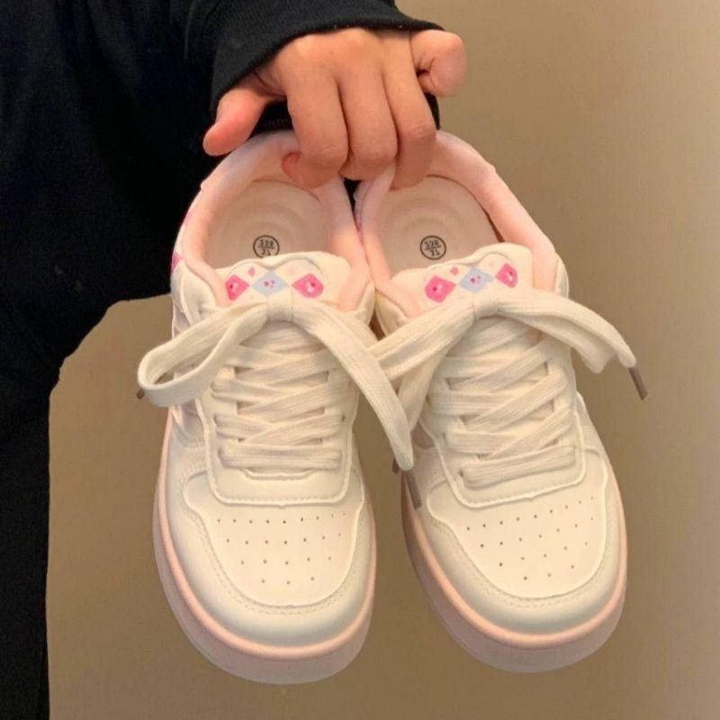 Niche High-value Thick-soled Mesh Women's Summer Thin Ins Student Versatile Sports Skateboard Shoes
