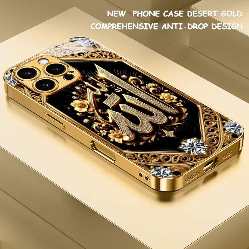 solemn gorgeous High-end Phone Case Electroplated Glass TPU PhoneCase for iPhone 17 16 15 14 13 12 11pm Pro Plus Dropresistant