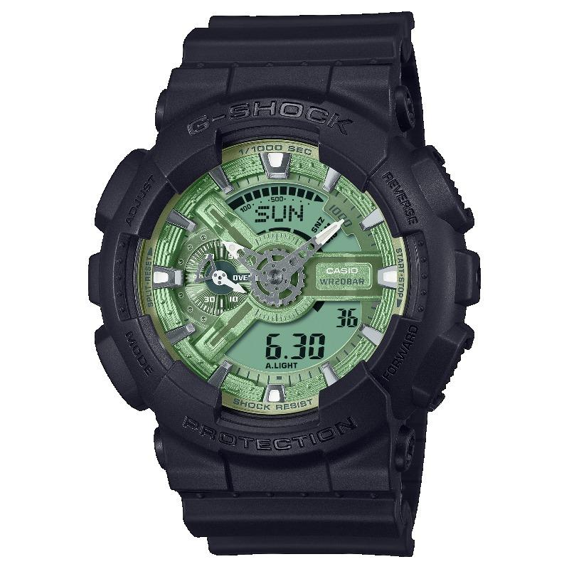 

Casio G-SHOCK Men s Resin 200M Water Resistant Digital Shock Resistant Quartz Watch GA-110CD-1A3 чёрный
