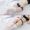 1 Set Sexy Women Fashion Lace Top Tights Thigh High Stockings & Garter Belt Fishnet Nightclubs Pantyhose Over Knee Socks S112