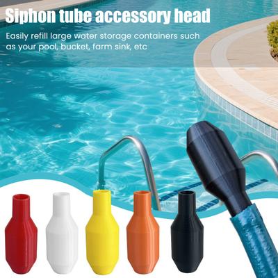 Siphon Hose Nozzle for 12mm Water Hose Siphon Connector Nozzle Shaker Siphon for Garden Hose Pools Buckets Barrels