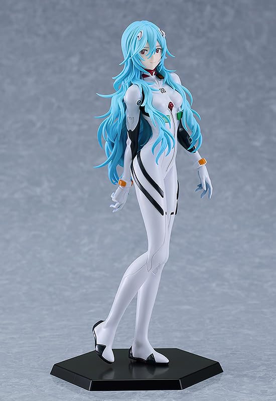 PLAMAX Evangelion 3.0+1.0 Thrice Upon a Time — Rei Ayanami Long Hair ver., non-scale build-it-yourself plastic model kit.