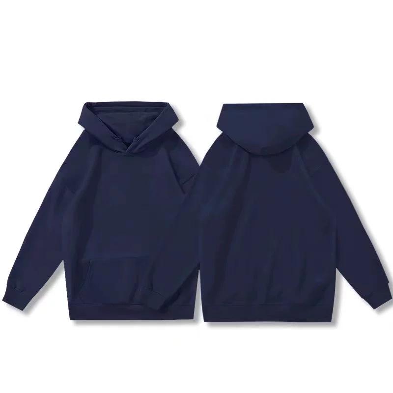 Pánská tmavě zelená oversized fleecová mikina s kapucí - Podzimní/Zimní ležérní styl