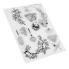 Clear Stamps Paste Repeatedly  Clear Imprint  Card Making Stamps for Envelope Greeting Card