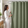 Shower Curtain with 12 Plastic Hooks, 180 cm, for Bathroom and Window
