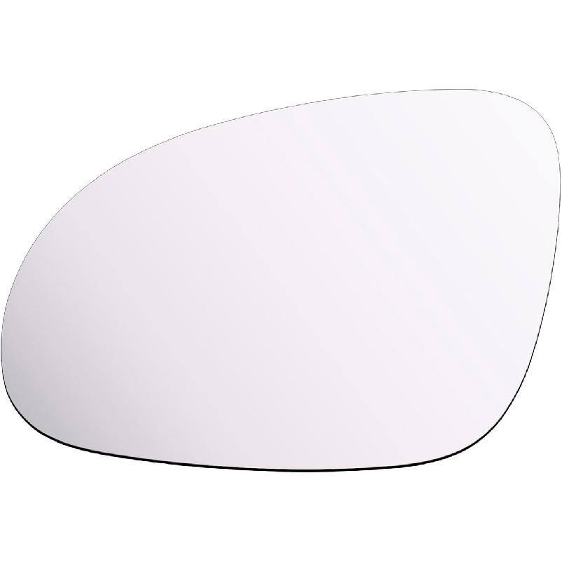 Mirror Glass fit for 2005-2014 Volkswagen Eos GTI GTI Jetta Sportswagen Passat R32 Rabbit Driver Left Side Mirror Glass LH No Backing Plate Flat