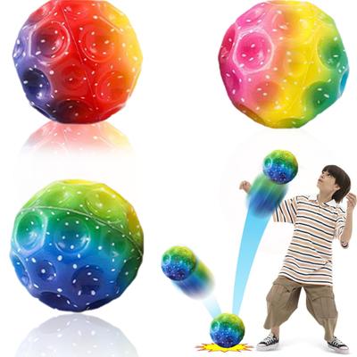 Yousheng High Bounce Moon Ball Stressabbau Dekompression Hand-Auge-Koordination Beweglichkeit Motoriktraining Kinder Erwachsene Jump Space Ball Spielzeug