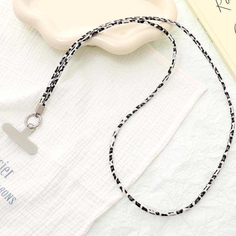 Leopard Print Phone Chain - Versatile Short Lanyard and Crossbody Strap