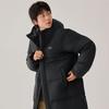 Skechers Down Jackets Unisex Carbon Black-0018 Hooded Moderate L425U107-0018