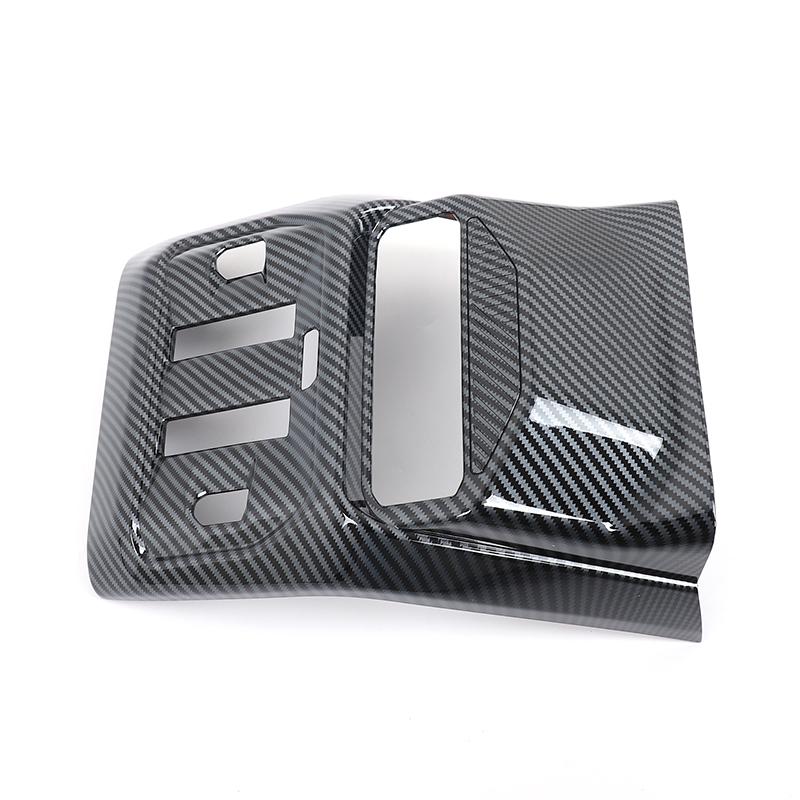 ABS carbon fiber pattern Rear outlet anti-kick cover For BMW X3 G45 2025+ Car interior accessories carbon fiber pattern