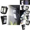 Solar Powered Led Clamp Light With Motion Sensor For Outdoor Camping And Patio Decor