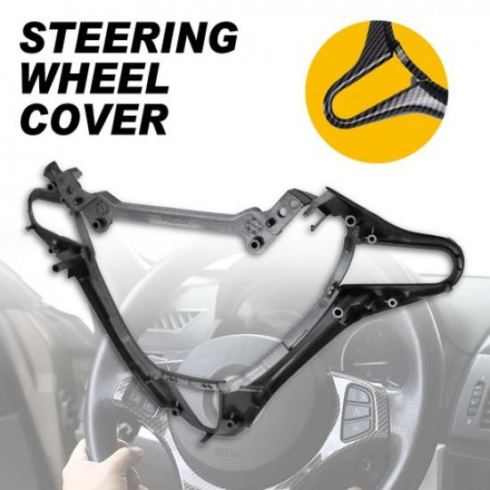 

Carbon Steering Fiber Wheel Cover Panel Trim For 2006-2011 Honda Civic 8th FD2