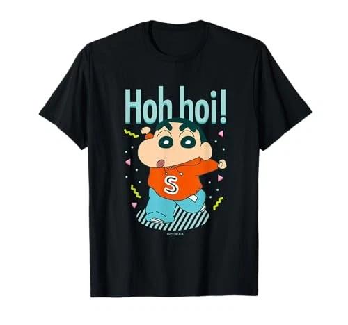 

Crayon Shin Chan Hoh Hoi Print T Shirt Unisex Women Oversized Cute Cartoon Short Sleeve Casual Tee Top S