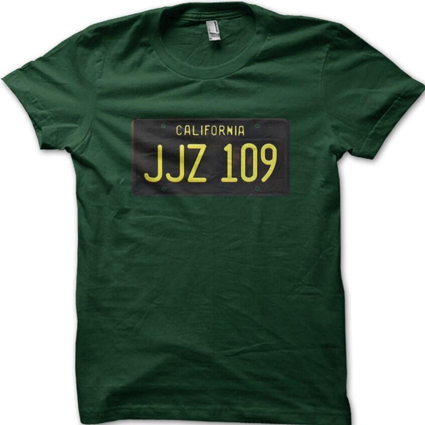 mustang 390GT 68 bullitt license plate JJZ109 cotton t-shirt 9042
