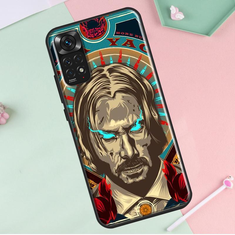 John Wick For Redmi Note 12 Pro Plus Cover For Redmi Note 10 8 9 11 Pro 12S 11S 10S 9S 9C 10C 12C Case