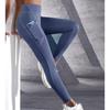 High Waist Yoga Pants For Women Hip Lifting Solid Color Tummy Control Pants With Pockets High Elasticity