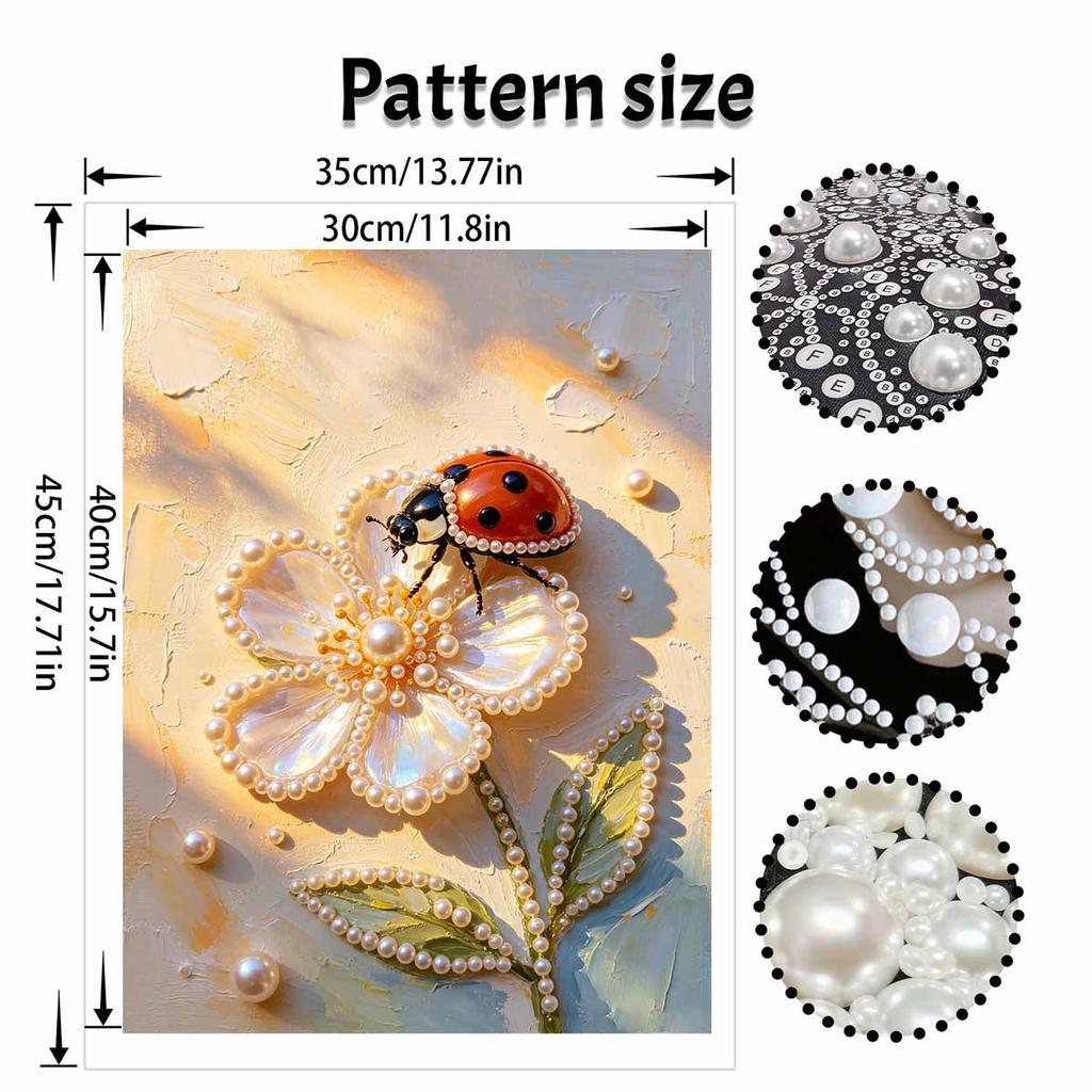 Ladybug Pearl Painting Handmade Diy Pearl Art Painting Stickers Home Decoration Gifts