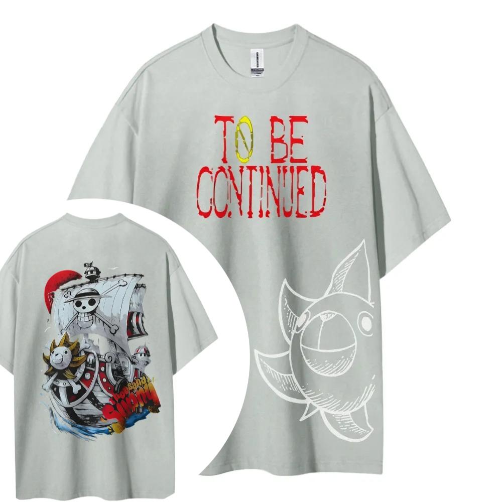 ONE PIECE Bedrucktes Kurzarm-Freizeit-Sommerkleidung Herren Bequeme Kleidung Herrenbekleidung Kurzarm-Halbarm-Oberteil