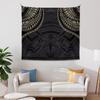 Polynesian Turtles Tapestry, Hawaiian Tribal Tattoo Hibiscus Print Wall Tapestry Tapestry Wall Hanging, Tapestry Aesthetics For
