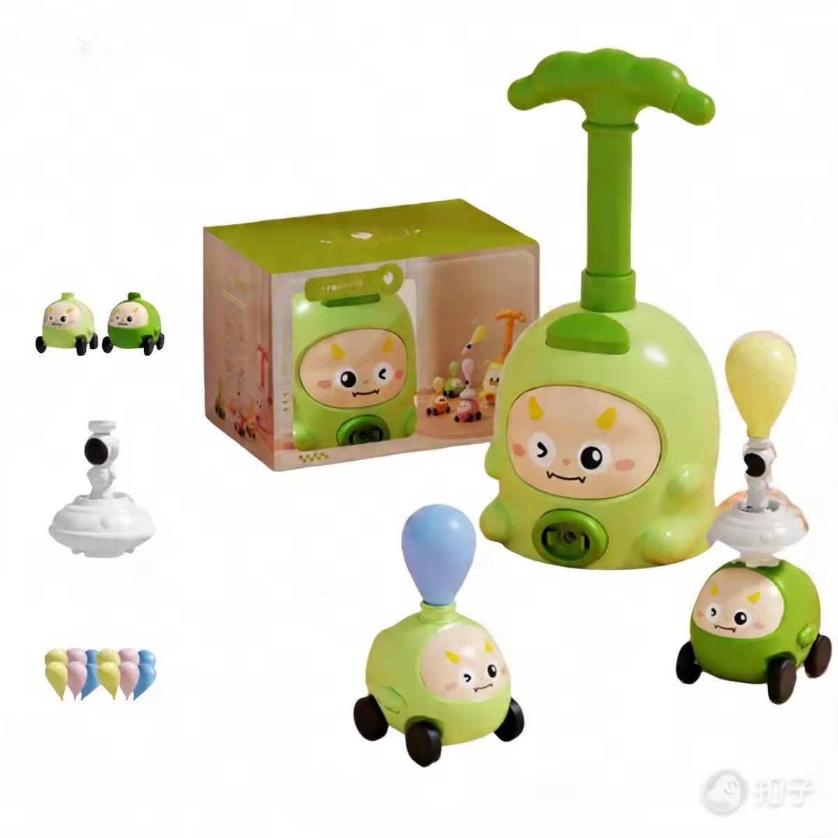 Children s Air Power Balloon Toy Car Set Includes Multiple Balloon Cars with Wind-Up Mechanism Educational Toy for Kids