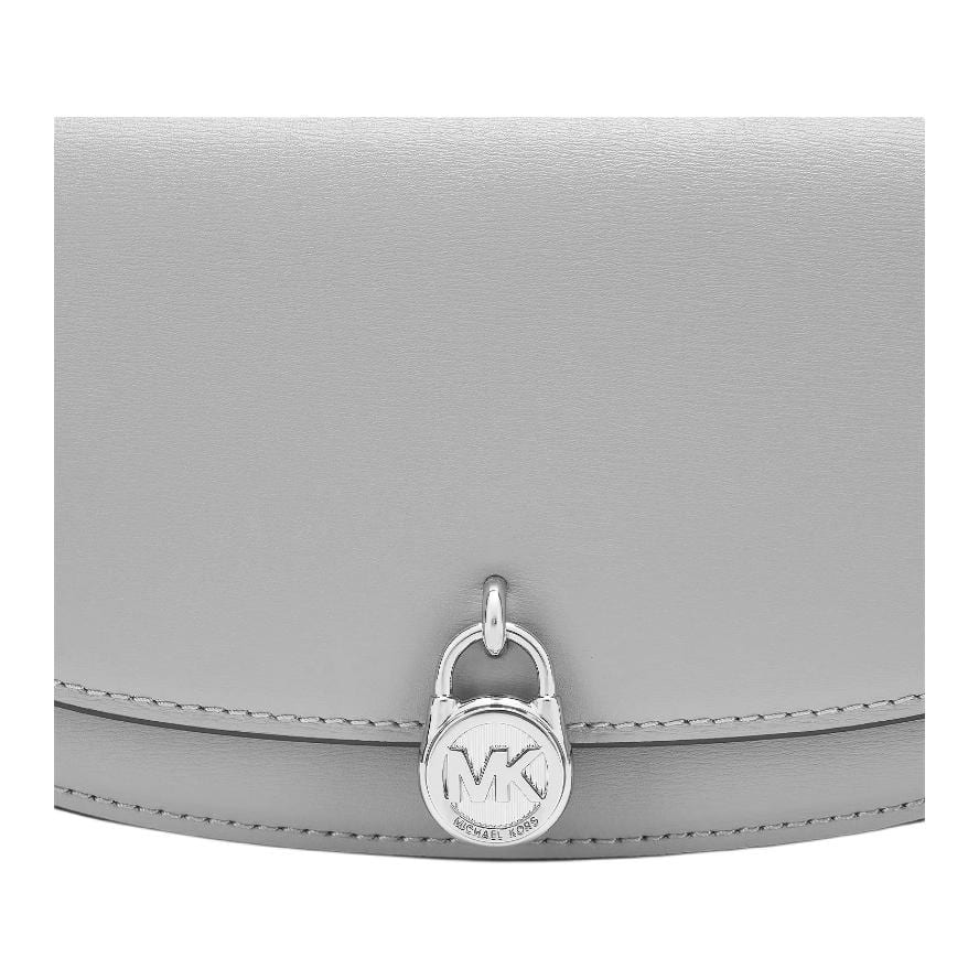Michael Kors Mila Cow Leather Shoulder Bag, Crossbody Bag Small Women's Pearl Gray 35T5SIMC5L-PEARL GREY