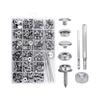 1 Set Tapper Screw Portable Replacement Round Tent Canopy Notebook Jeans Snap Button Accessories with Storage Case