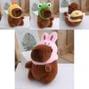 Charming Capybara Plush Keychain Soft Toy In Various Designs Ideal For Collectors And Gift Givers
