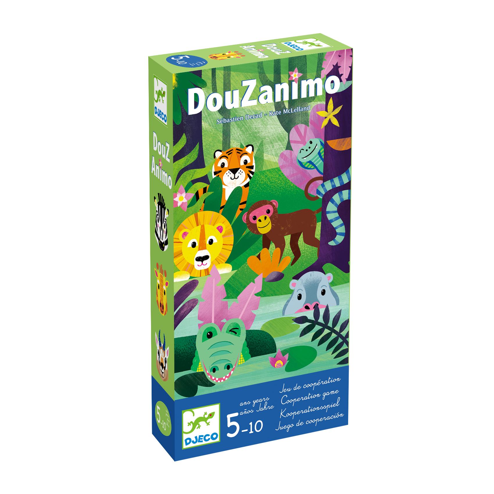 

Настольная игра Djeco DOUZANIMO «Поиск спрятанных животных» (Рекомендуется для детей от 5 лет и старше.)