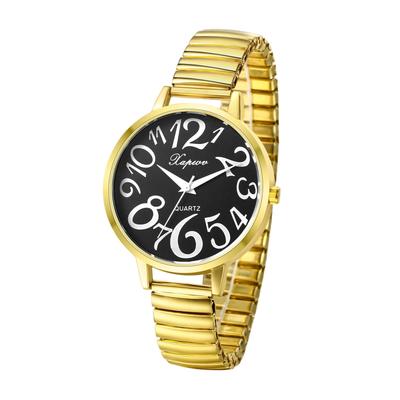 Analog Watch with Large Elastic One Size Fits Simple and Stylish Quartz Fashion Perfect Gift for or Your Girlfriend Women's Numerals, Strap, Most,
