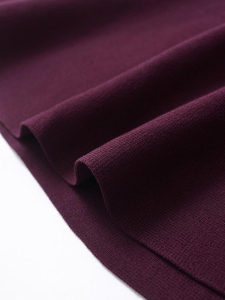 2024 Women's Winter European & American Style Knitted Ice Skating Mini Dress