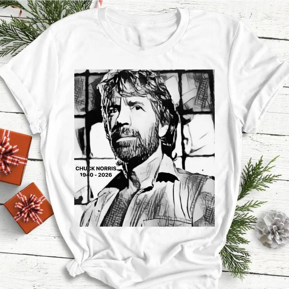 

Special Chuck Norris 19402026 Thanks For Memories S5XL Cotton Shirt NZ1748 Unisex T-Shirt L