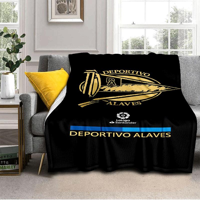 Deportivo FC Printed Throws Blanket Soft Flannel Blankets for Couch Bed Gifts for Men Women Picnic blanket Christmas gifts
