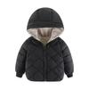 Kids Thick Cotton Jackets Boys Girls Coat Autumn Winter Children Down Padded Baby Jacket Plus Velvet Warm Cotton Outerwear