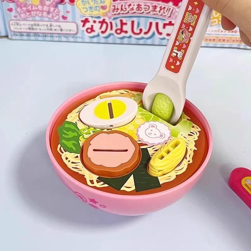 1 Set Food Feeding Toy Lamian Noodles Feeding Toy Pretend Play Food Kit Desktop Ornaments Doll House Toys For Kids Girls